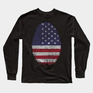 USA digital Long Sleeve T-Shirt